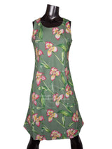 Orchid Panel Women's Short Tank Flared Dress — Women's Tank Dresses — Paradise Found (view 3)