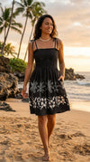 Hibiscus Bottom Band Smocked Tube Dress — Women's Sun Dresses — MauiShirts