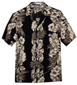 Fern Leaf Garden colors Men's Rayon Shirt — Men's Rayon Shirts — RJC (view 4)