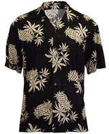 Pineapple Map men's Hawaiian shirt — Men's Rayon Shirts — Two Palms (view 4)