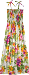 Amorous Bouquet Smocked Tube Dress — Women's Sun Dresses — MauiShirts