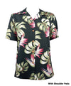 Monstera Paradise women's rayon — Women's Camp Shirts — Paradise Found