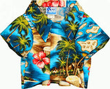 Hibiscus Hawaiian Islands Dog Shirt — Men's Cotton Shirts — MauiShirts (view 10)