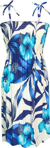 Delightful Hibiscus Smocked Tube Dress — Women's Sun Dresses — RJC