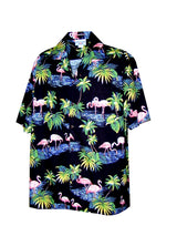 Pink Flamingo Paradise Men's Shirt — Men's Cotton Shirts — Pacific Legend