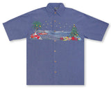 Christmas in Paradise Men's Embroidered Shirt — Men's Embroidered Shirts — MauiShirts (view 3)