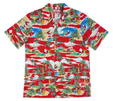 Santas Hawaiian Vacation Christmas Shirt — Men's Cotton Shirts — RJC (view 7)