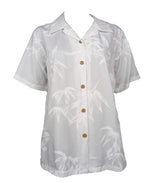 Simple Bamboo Women's White Shirt — Women's Camp Shirts — Paradise Found (view 4)