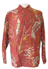 Helconia Sketch Men's Long Sleeve Shirt — Men's Long Sleeve Shirts — Paradise Found