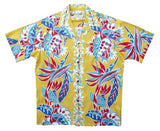 Bird of Paradise Monstera Panel Men's Vintage Shirt — Men's Rayon Shirts — MauiShirts (view 9)