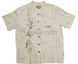 Bamboo Courage Embroidered small or medium aloha shirt — Men's Embroidered Shirts — Paradise Found (view 9)