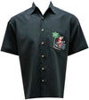 Christmas Bound via Motorcycle - White — Men's Embroidered Shirts — MauiShirts