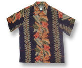 Anthurium Panel Men's Vintage Kamehameha — Men's Rayon Shirts — MauiShirts (view 7)