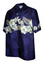 Tropical Garden Men's Chest Band Shirt — Men's Cotton Shirts — Pacific Legend