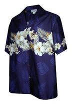 Tropical Garden Men's Chest Band Shirt — Men's Cotton Shirts — Pacific Legend (view 12)