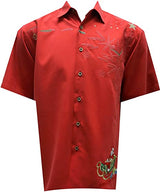 Shining Star Embroidered Christmas Shirt — Men's Embroidered Shirts — BAMBOO CAY
