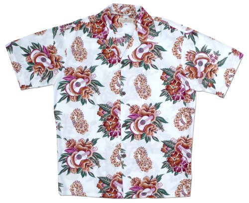 Ukulele Lei Pineapple Juice Men's Shirt — Men's Rayon Shirts — RJC