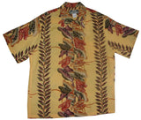 Anthurium Panel Men's Vintage Kamehameha — Men's Rayon Shirts — MauiShirts (view 5)
