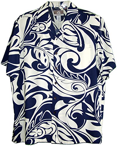 Bold Botanic Kalaheo Label — Men's Rayon Shirts — RJC