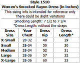 Paradise Island Surf Women's Hawaiian Smocked Dress
