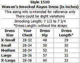 Bold Watercolor Smocked Tube Dress — Women's Sun Dresses — MauiShirts (view 3)