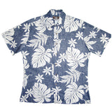 Magnificent Monstera Businessman's Reverse Cotton — Men's Reverse Print Shirts — MauiShirts (view 12)