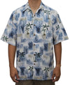 Petro Tapa Ancient Petroglyphs Men's Cotton Aloha Shirt — Men's Cotton Shirts — Go Barefoot