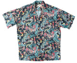Luau mens pineapple juice vintage shirt — Men's Rayon Shirts — MauiShirts (view 3)