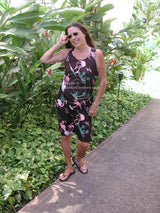 Flamingo Lagoon Women's Short Tank Flared Dress — Women's Tank Dresses — Paradise Found