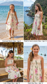 Paradise Lei girl's ruffle bottom sundress — Girls Dresses — RJC