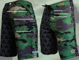 20" Army Beach HIC 8 way stretch board shorts — Boardshorts — HIC (view 4)