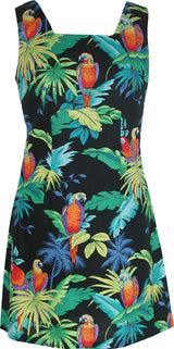 Jungle Parrots Women's A-Line Hawaiian Dress