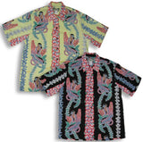 Lei Lady Men's Vintage Kamehameha — Women's Rayon Shirts — MauiShirts (view 7)