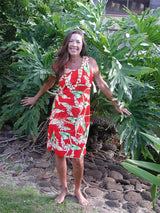 Shell Ginger Women's Short Tank Flared Dress — Women's Tank Dresses — Paradise Found (view 4)
