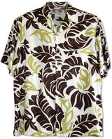 Bold Banana Leaf Men's Rayon Shirt — Men's Rayon Shirts — RJC