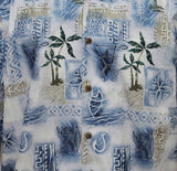 Petro Tapa Ancient Petroglyphs Men's Cotton Aloha Shirt — Men's Cotton Shirts — Go Barefoot (view 4)