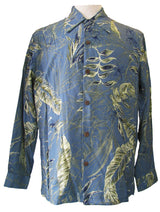 Helconia Sketch Men's Long Sleeve Shirt — Men's Long Sleeve Shirts — Paradise Found (view 4)