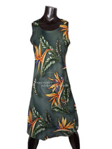 Bird of Paradise #2 Bias Cut Flared Tank — Women's Tank Dresses — Paradise Found (view 3)