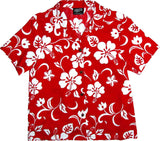 Classic Hibiscus Women's Hawaiian Camp Shirt — Womens Cotton Shirts — RJC