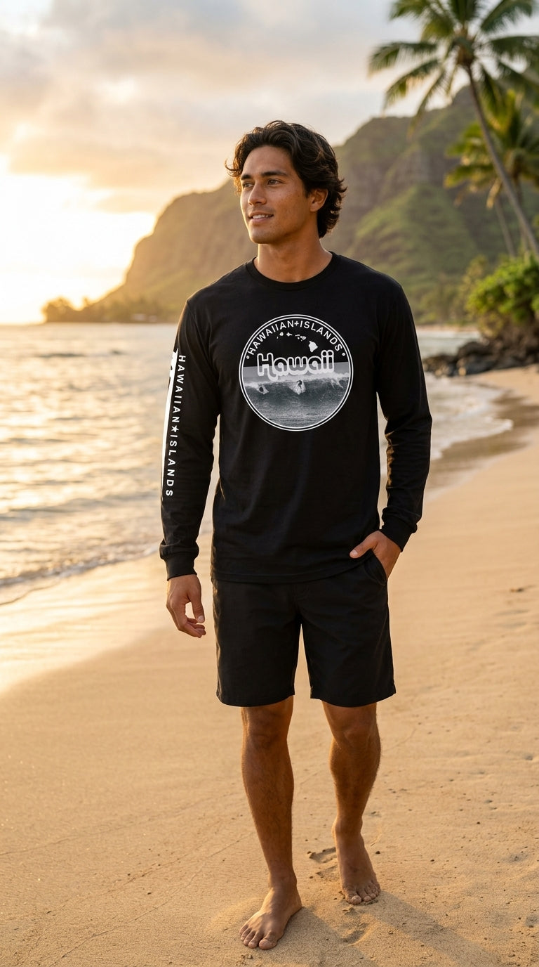 Surfers Island Long Sleeve T-Shirt