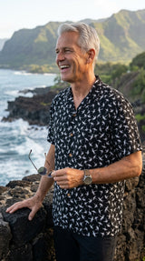 Paradise Found Men's Tom Selleck Magnum Bamboo Hawaiian Shirt