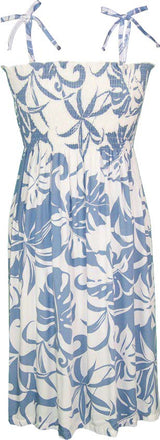 Delicate Tropical Women's Hawaiian Smocked Dress