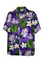 Frangipani Monstera Fern Men's Shirt — Men's Cotton Shirts — Pacific Legend