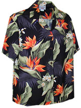 Bird of Paradise Plumeria Women's Shirt — Women's Cotton Shirts — Paradise Found (view 6)