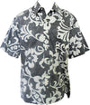 Star Pareau Men's Hawaiian Reverse Print Shirt — Men's Reverse Print Shirts — Go Barefoot