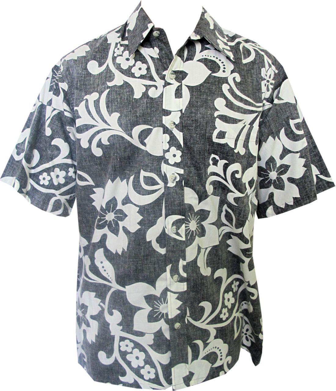 Star Pareau Men's Hawaiian Reverse Print Shirt — Men's Reverse Print Shirts — Go Barefoot