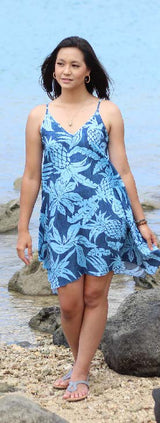 Hala Pineapples Scarf Hem Dress — Women's Long Dresses — RJC (view 4)