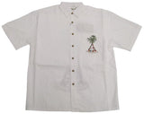 Christmas Happy Holiday Tree Embroidered Shirt — Men's Embroidered Shirts — MauiShirts (view 3)