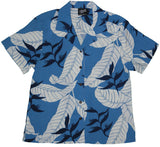 RJC Ginger Heliconia Women's Hawaiian Camp Shirt – Rayon, Made in Hawaii