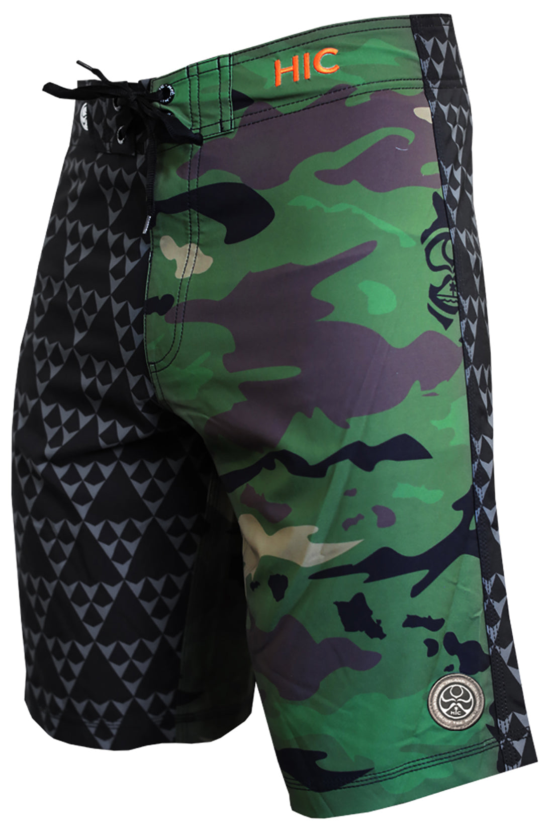 20" Army Beach HIC 8 way stretch board shorts — Boardshorts — HIC